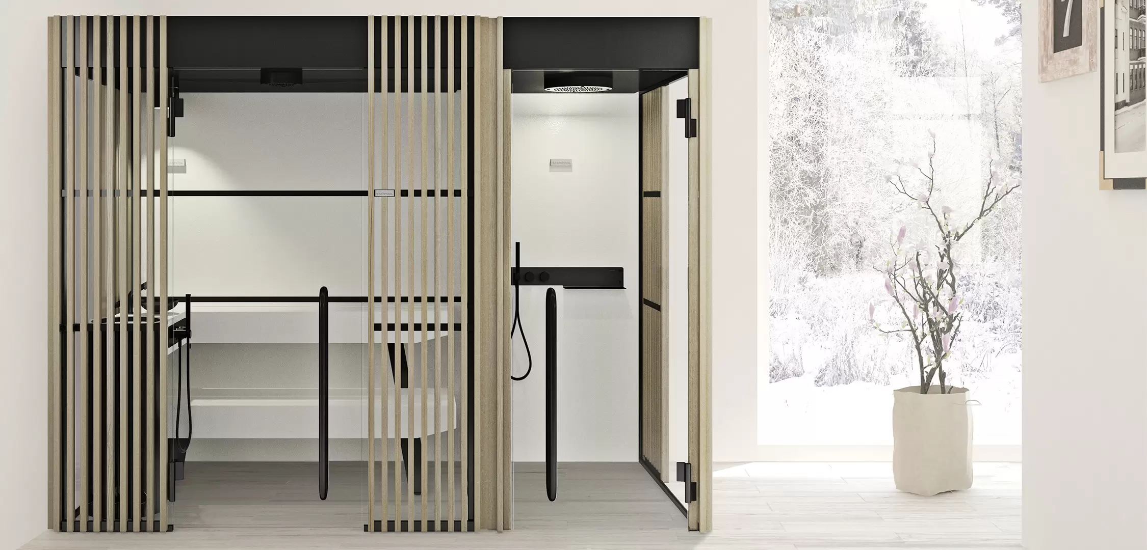 Парова кімната Starpool Shade Steam Room | Alfaspa зображення 4